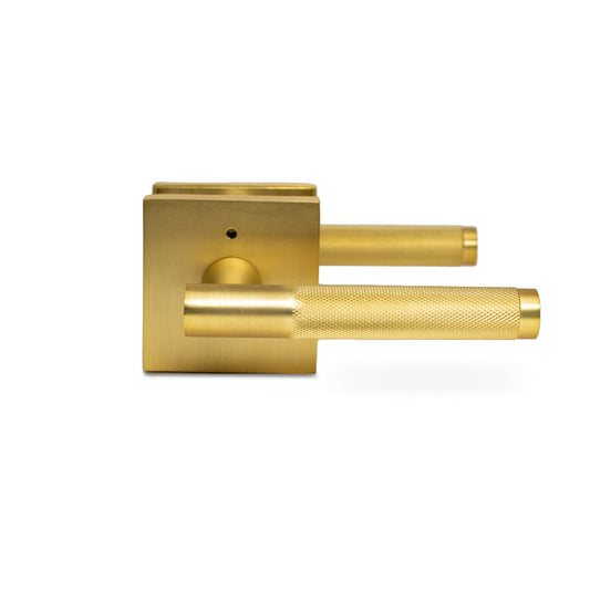 Satin Brass Door Lever